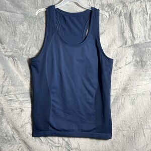 Sweaty Betty tank‎ top Athlete seamless tank top size L/XL blue